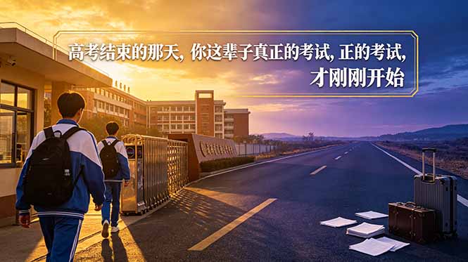 (18968期)付费文章:高考结束的那天,你这辈子真正的考试,才刚刚开始