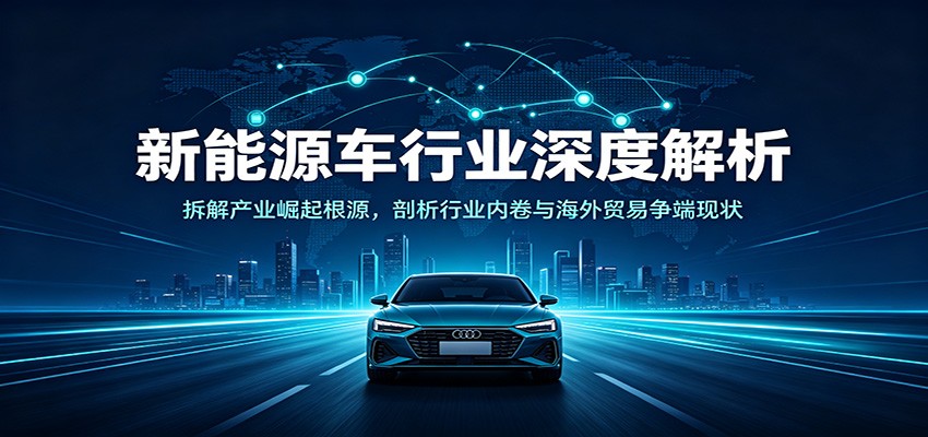 新能源车行业深度解析:拆解产业崛起根源,剖析行业内卷与海外贸易争端现状